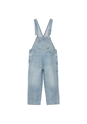 MM6 Maison Margiela faded-effect dungarees - Blue