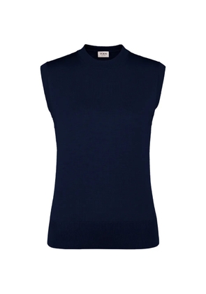 Tod's top in silk-blend knit - Blue