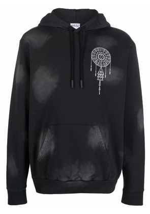 COUNTY OF MILAN dreamcatcher printed hoodie - Black