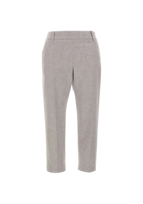 Eleventy pressed-crease trousers - Grey