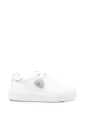 Blauer Venus 01 logo-patch platform sneakers - White