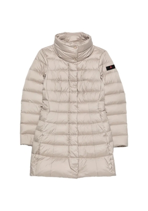 Peuterey quilted high-neck coat - Grey