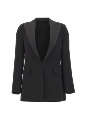 Eleventy silk tuxedo blazer - Black