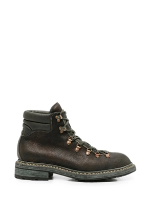 Guidi 19M leather hiking boots - Green