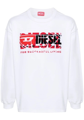 Diesel logo-print sweatshirt - White