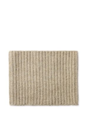 LEMAIRE neck warmer alpaca and yak wool blend - Neutrals