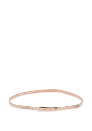 DSQUARED2 lamé slim belt - Neutrals