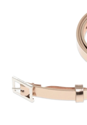 DSQUARED2 lamé slim belt - Neutrals
