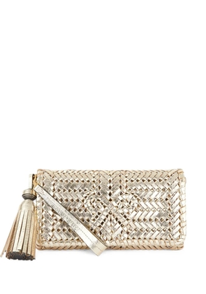 Anya Hindmarch Neeson tassel clutch bag - Gold