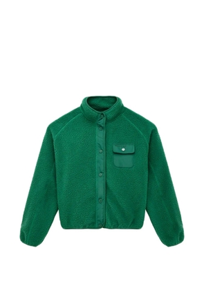P.E Nation Takeover fleece-texture bomber jacket - Green