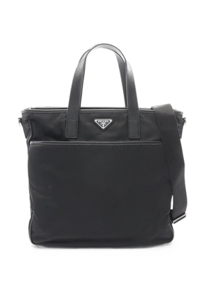 Prada Pre-Owned 2000s Tessuto Saffiano business bag - Black