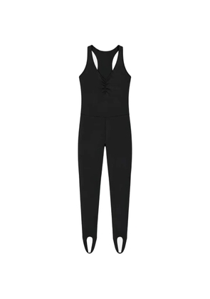 Splits59 Darci Airweight ruched stirrup jumpsuit - Black