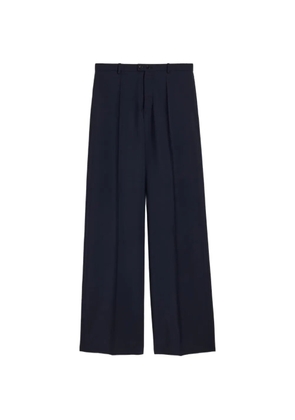 Jil Sander wool canvas trousers - Blue