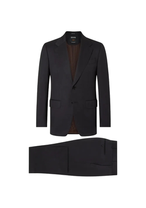 Zegna black Trofeo 120mila wool suit