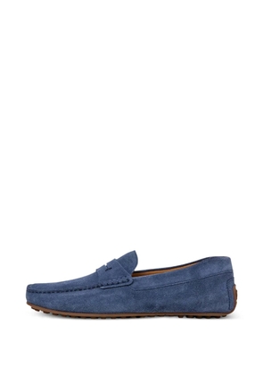Hackett London Driver suede loafers - Blue