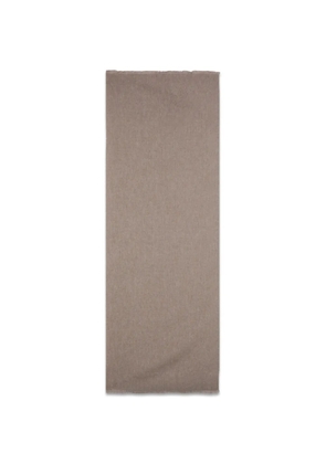 Brunello Cucinelli frayed-edge scarf - Neutrals