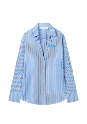 Palm Angels Palm Sway oversized shirt - Blue