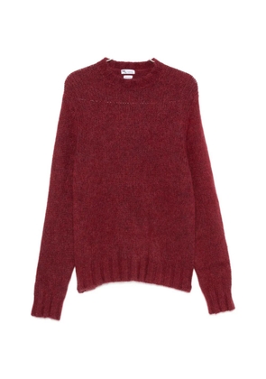 Doppiaa ribbed-knit mock-neck sweater - Red