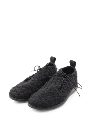 Bottega Veneta Pre-Owned 2010s Intrecciato-design sneakers - Black