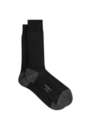Hackett London ribbed mercerised-cotton socks - Blue