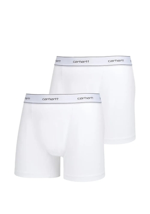 Carhartt WIP logo-waistband trunks - White