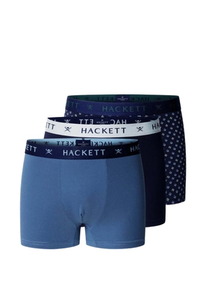 Hackett London logo-waistband boxers (set of three) - Blue