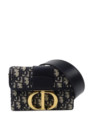 Christian Dior Pre-Owned 30 Montaigne Oblique cross body mini bag - Blue