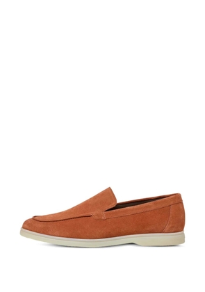 Hackett London Martin suede loafers - Orange