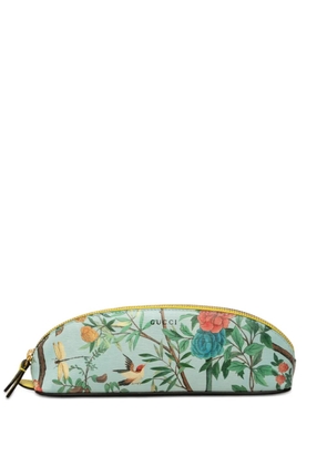Gucci Pre-Owned 2016-2026 Calfskin Tian Pencil Case - Blue