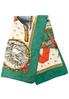 Hermès Pre-Owned 20th Century Napoleon Silk Scarf 90 scarves - Green