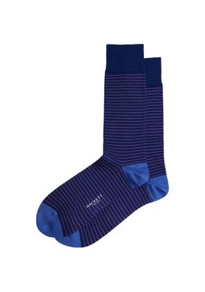 Hackett London jacquard-stripe socks - Blue