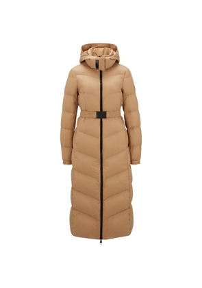 BOSS belted hooded coat - Neutrals