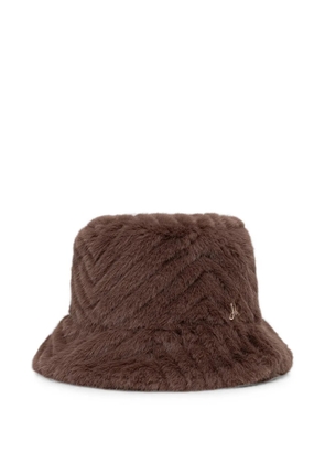 Joseph Ribkoff logo-appliqué bucket hat - Brown