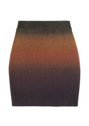 Roberto Cavalli knitted mini skirt - Orange