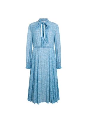 Philosophy Di Lorenzo Serafini floral-print midi dress - Blue