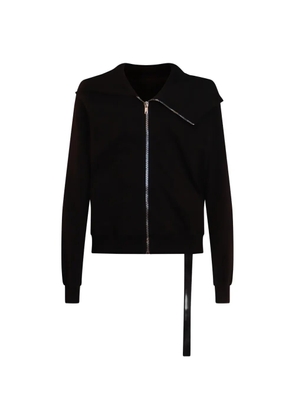 Rick Owens DRKSHDW asymmetric-zip sweatshirt - Black