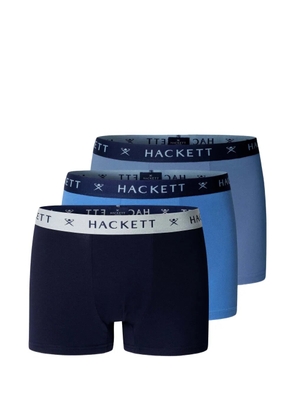 Hackett London logo-waistband boxers (set of three) - Blue