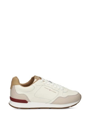 Tommy Hilfiger panelled leather sneakers - White