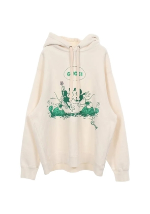 Gucci Pre-Owned 2010s x Disney Mickey Mouse hoodie - Neutrals