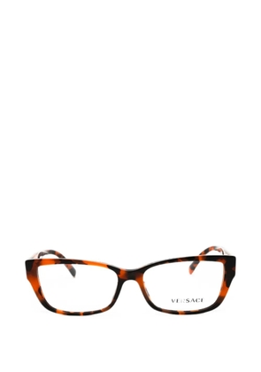 Versace tortoiseshell-effect cat-eye glasses - Brown