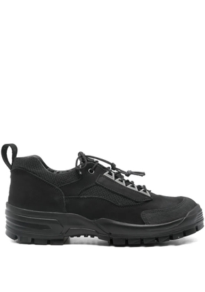 GR10K leather panelled sneakers - Black