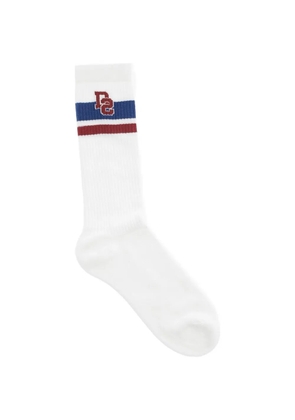 DSQUARED2 logo-embroidered socks - White