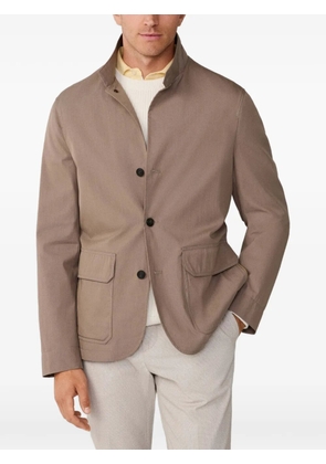 Hackett London long-sleeve buttoned blazer - Neutrals