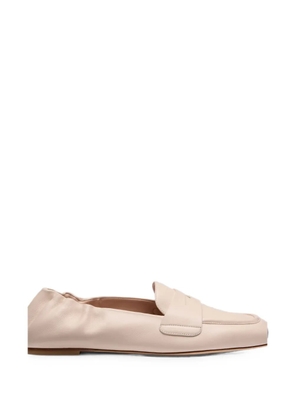 Stuart Weitzman Bryant elasticated leather loafers - Neutrals