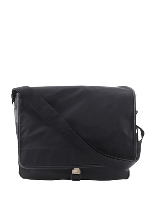 Prada Pre-Owned 2010-2026 Tessuto Buckle Messenger Bag crossbody bag - Black