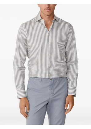 Hackett London Bengal melange stripe shirt - Green