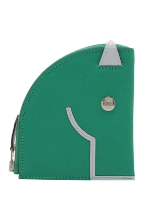 Hermès Pre-Owned 2021 Chevre Paddock Case coin pouch - Green