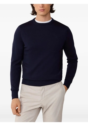 Hackett London embroidered crew-neck sweater - Blue