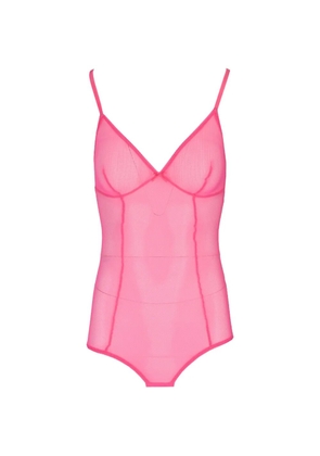 Laura Urbinati mesh-panelled bodysuit - Pink