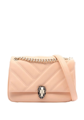 Bvlgari Pre-Owned 2010-2026 Leather Serpenti Cabochon satchel - Neutrals